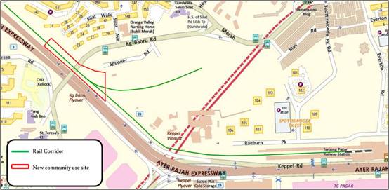  Community use sites Near Kampong Bahru Flyover